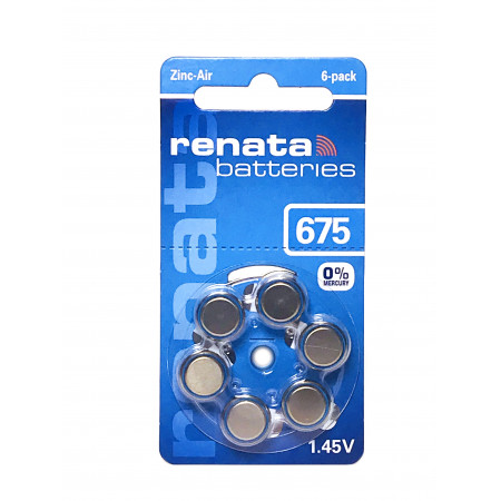 Батарейки Renata ZA675